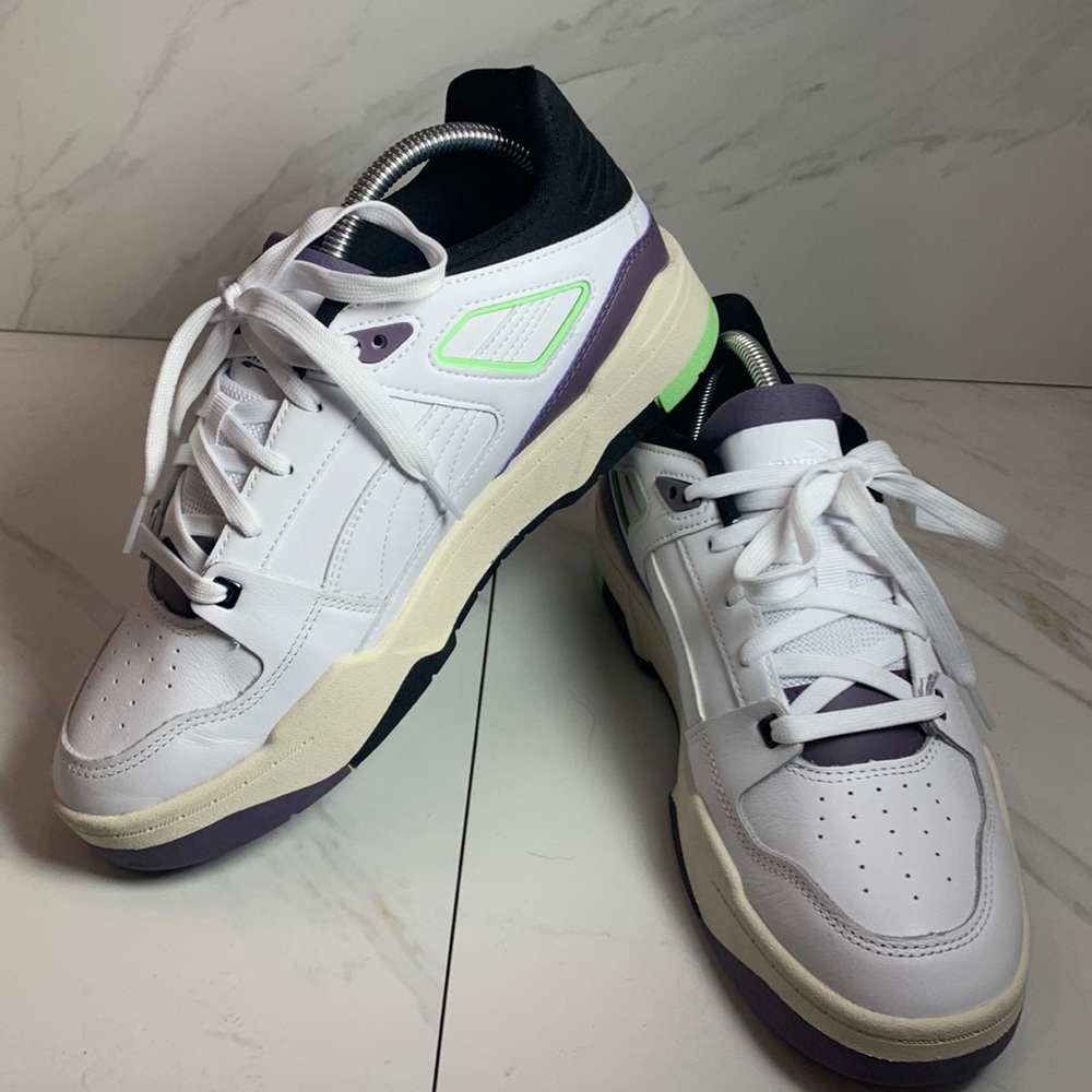 Puma Slipstream Lace Up Women’s Size 10 White Sneakers 386270-02